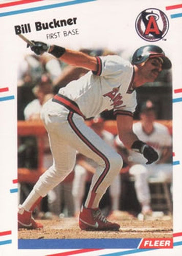 #486 Bill Buckner - California Angels - 1988 Fleer Baseball