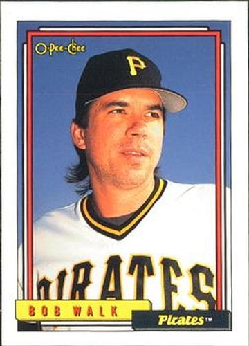 #486 Bob Walk - Pittsburgh Pirates - 1992 O-Pee-Chee Baseball