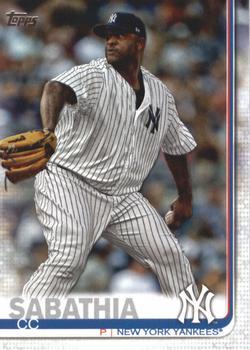 #486a CC Sabathia - New York Yankees - 2019 Topps Baseball