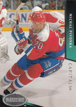 #487 Michal Pivonka - Washington Capitals - 1993-94 Parkhurst Hockey