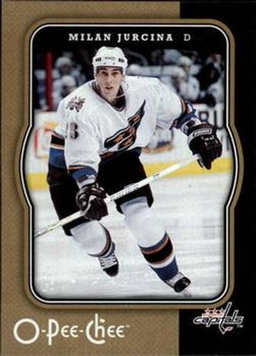 #487 Milan Jurcina - Washington Capitals - 2007-08 O-Pee-Chee Hockey