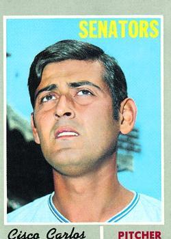 #487 Cisco Carlos - Washington Senators - 1970 Topps Baseball