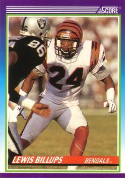 #487 Lewis Billups - Cincinnati Bengals - 1990 Score Football