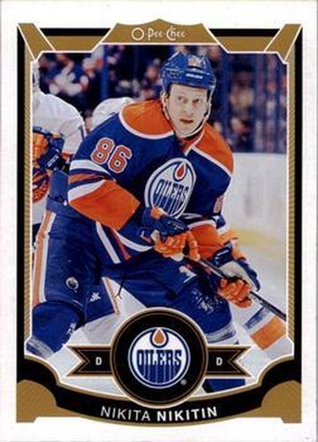 #487 Nikita Nikitin - Edmonton Oilers - 2015-16 O-Pee-Chee Hockey