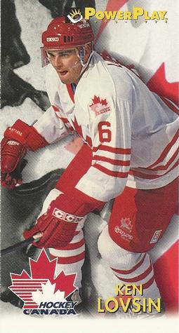 #487 Ken Lovsin - Canada - 1993-94 Fleer PowerPlay Hockey
