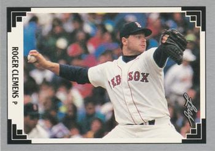 #488 Roger Clemens - Boston Red Sox - 1991 Leaf Baseball
