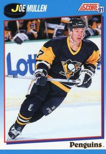 #488 Joe Mullen - Pittsburgh Penguins - 1991-92 Score Canadian Bilingual Hockey