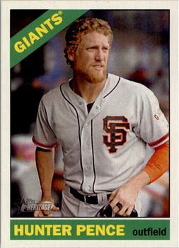 #488 Hunter Pence - San Francisco Giants - 2015 Topps Heritage Baseball