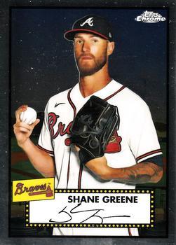 #488 Shane Greene - Atlanta Braves - 2021 Topps Chrome Platinum Anniversary Baseball