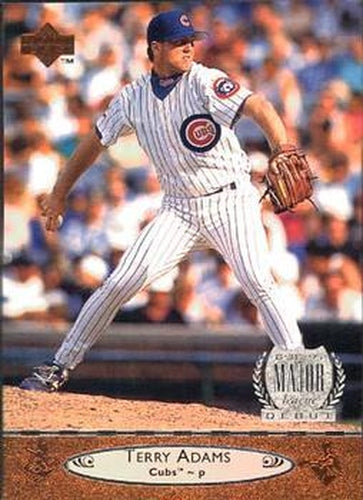 #488 Terry Adams - Chicago Cubs - 1996 Upper Deck Baseball