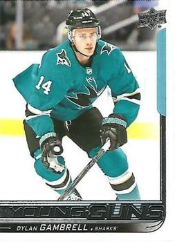 #488 Dylan Gambrell - San Jose Sharks - 2018-19 Upper Deck Hockey