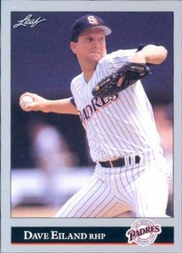 #488 Dave Eiland - San Diego Padres - 1992 Leaf Baseball