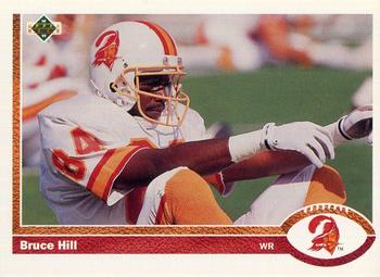 #489 Bruce Hill - Tampa Bay Buccaneers - 1991 Upper Deck Football