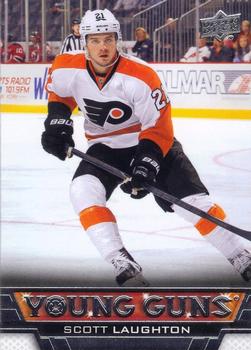 #489 Scott Laughton - Philadelphia Flyers - 2013-14 Upper Deck Hockey