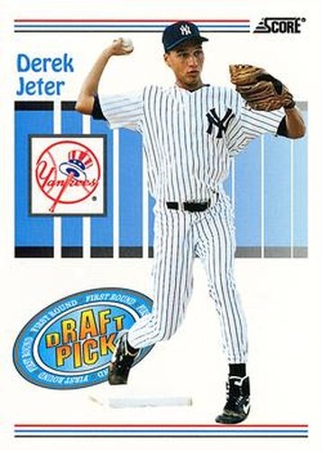 #489 Derek Jeter - New York Yankees - 1993 Score Baseball