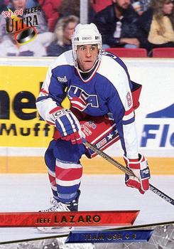 #489 Jeff Lazaro - USA - 1993-94 Ultra Hockey