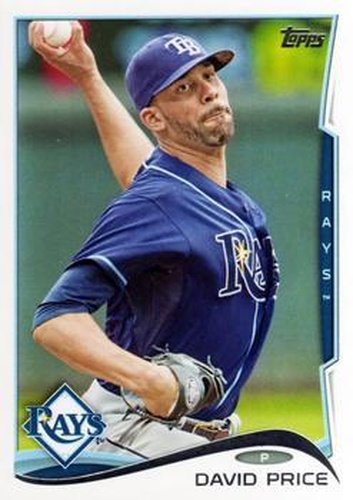 #489a David Price - Tampa Bay Rays - 2014 Topps Baseball