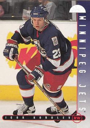 #48 Igor Korolev - Winnipeg Jets - 1995-96 Leaf Hockey