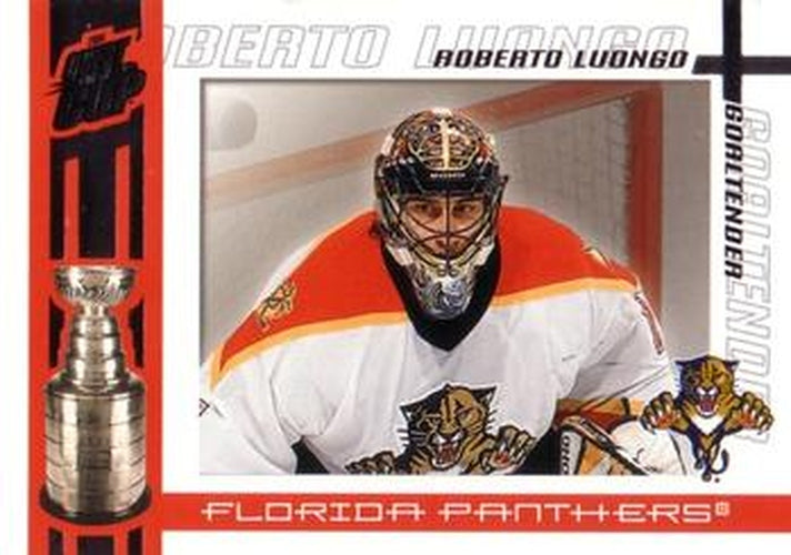 #48 Roberto Luongo - Florida Panthers - 2003-04 Pacific Quest for the Cup Hockey