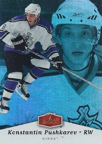 #48 Konstantin Pushkarev - Los Angeles Kings - 2006-07 Flair Showcase Hockey