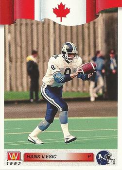 #48 Hank Ilesic - Toronto Argonauts - 1992 All World CFL Football