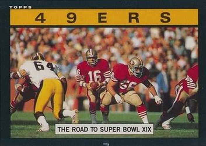#148 49ers Team Leaders - San Francisco 49ers - 1985 Topps Football