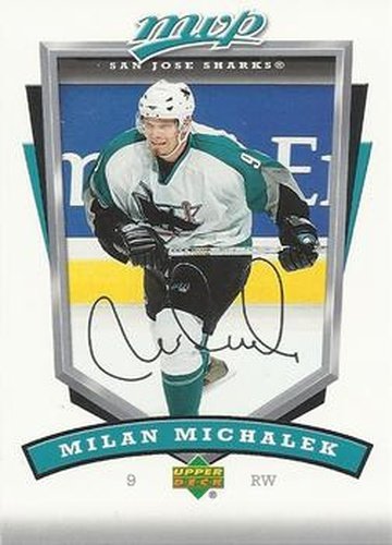 #248 Milan Michalek - San Jose Sharks - 2006-07 Upper Deck MVP Hockey