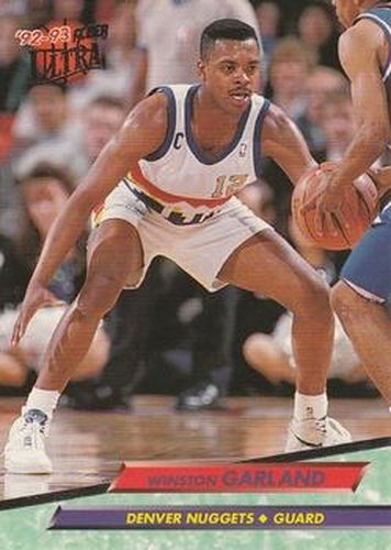 #48 Winston Garland - Denver Nuggets - 1992-93 Ultra Basketball