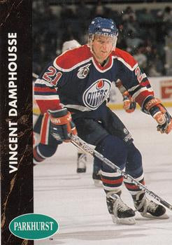 #48 Vincent Damphousse - Edmonton Oilers - 1991-92 Parkhurst Hockey