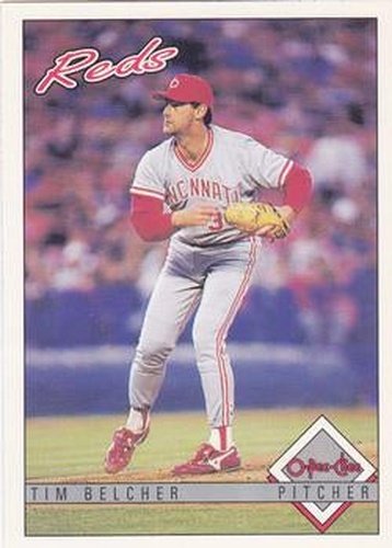 #48 Tim Belcher - Cincinnati Reds - 1993 O-Pee-Chee Baseball