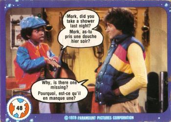 #48 Mork, Did You Take a Shower Last Night? - 1978 O-Pee-Chee Mork & Mindy