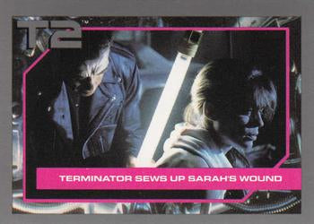 #48 Terminator Sews Up Sarah's Wound - 1991 Impel Terminator 2