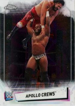 #48 Apollo Crews - 2021 Topps WWE Chrome Wrestling