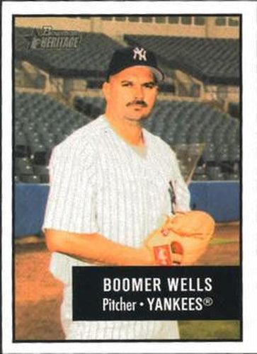 #48 Boomer Wells - New York Yankees - 2003 Bowman Heritage Baseball