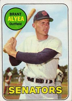 #48 Brant Alyea - Washington Senators - 1969 Topps Baseball