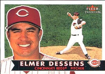 #48 Elmer Dessens - Cincinnati Reds - 2001 Fleer Tradition Baseball