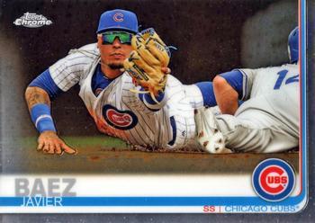 #48 Javier Baez - Chicago Cubs - 2019 Topps Chrome Baseball