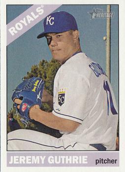 #48 Jeremy Guthrie - Kansas City Royals - 2015 Topps Heritage Baseball