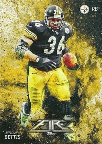 #48 Jerome Bettis - Pittsburgh Steelers - 2014 Topps Fire Football