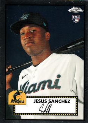 #48 Jesus Sanchez - Miami Marlins - 2021 Topps Chrome Platinum Anniversary Baseball