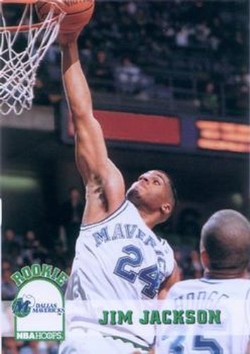 #48 Jim Jackson - Dallas Mavericks - 1993-94 Hoops Basketball