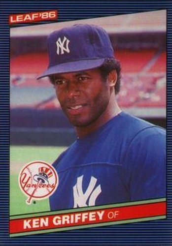 #48 Ken Griffey - New York Yankees - 1986 Leaf Baseball