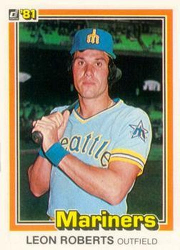 #48 Leon Roberts - Seattle Mariners - 1981 Donruss Baseball