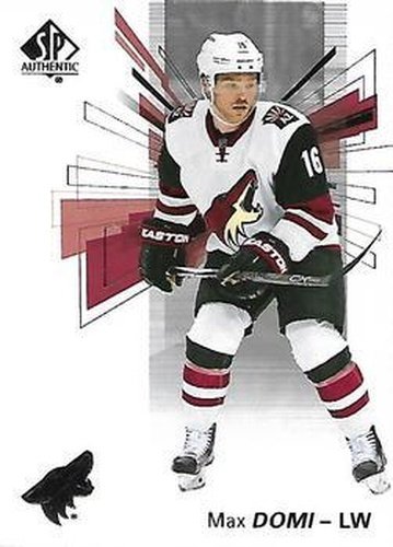 #48 Max Domi - Arizona Coyotes - 2016-17 SP Authentic Hockey