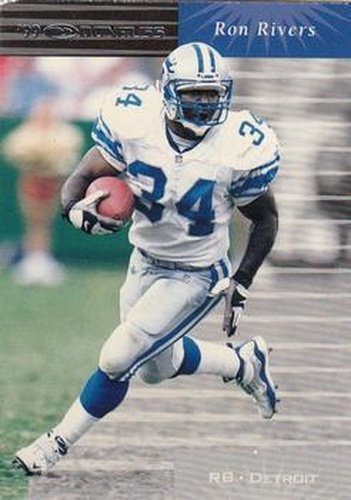 #48 Ron Rivers - Detroit Lions - 1999 Donruss Football