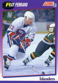 #48 Ray Ferraro - New York Islanders - 1991-92 Score American Hockey