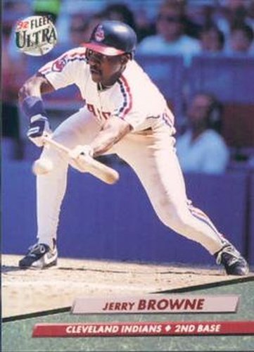 #48 Jerry Browne - Cleveland Indians - 1992 Ultra Baseball