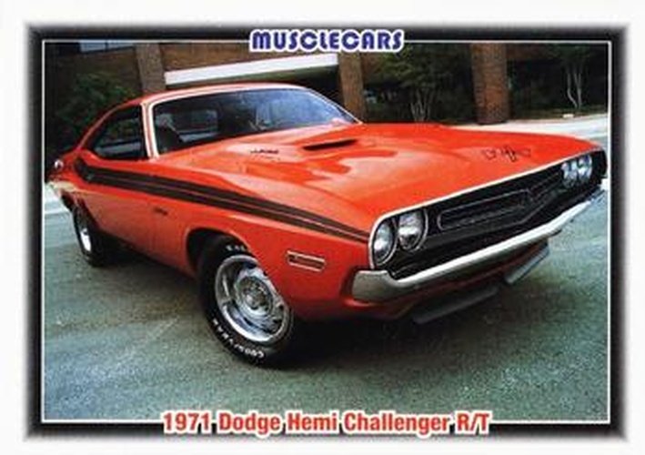 #48 1971 Dodge Hemi Challenger R/T - 1992 Collect-A-Card Muscle Cars