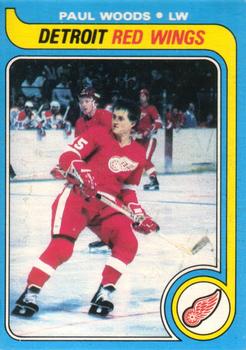 #48 Paul Woods - Detroit Red Wings - 1979-80 O-Pee-Chee Hockey