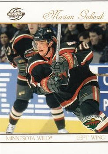 #48 Marian Gaborik - Minnesota Wild - 2003-04 Pacific Supreme Hockey